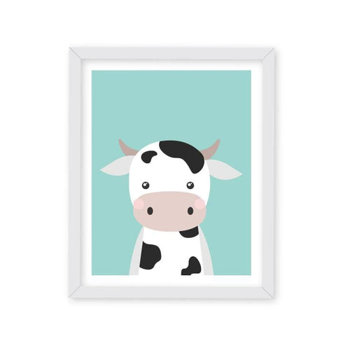 Monochrome Animal Portrait Frames Set